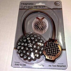 2PC Magnetic Curtain Tie Back NEW